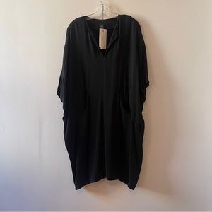 Zero + Maria Cornejo Eco-Drape Black Bea Dress NWT Size 10